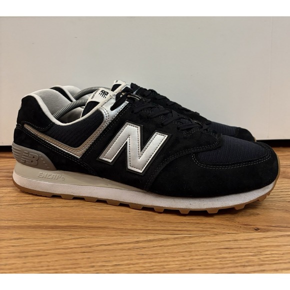 New Balance Men's 574 Classic Black Core Sneakers ML574XRM Size 13 - Picture 1 of 8
